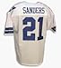 Deion Sanders Dallas Cowboys Autographed White Throwback Jersey