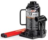 Pro380041 12 Ton Heavy Duty Hydraulic Steel Bottle Jack