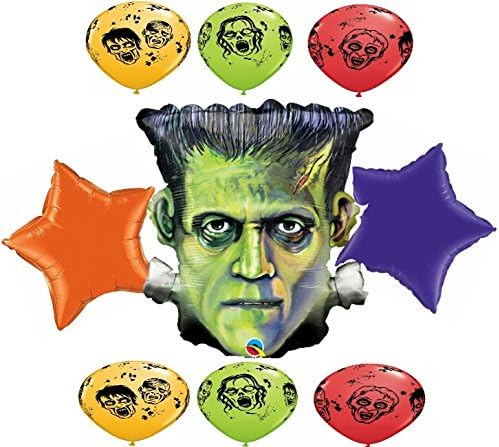 Halloween Frankenstein Party Balloon Bouquet
