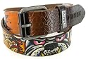 Don Ed Hardy Bulldog Cap Leather Belt Audigier