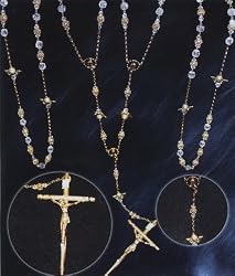 Wedding Lasso Rosary - 8MM Beads - 44" Chain - Deluxe Box