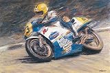 Great Racing Legends: Joey Dunlop Print