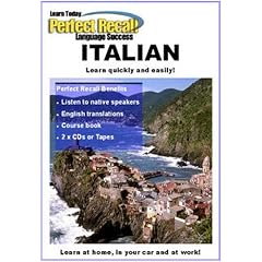 Learn to Speak ITALIAN with PERFECT RECALL (2 CDs & book)