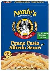Annie's Homegrown Penne Pasta with Alfredo Sauce, 7.25-Ounce Boxes (Pack of 6)