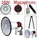 New 50 Watt Megaphone Bullhorn Microphone Siren Speaker Music