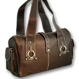 Farmhood XXL Handtasche M208113 aus naturbelassenem Leder Shopper Umh�ngetasche braun