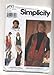 Simplicity Misses Set of Vests Sewing Pattern #9741