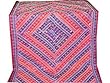 Wall Throw- Pink Blue India Moti Vintage Beaded Sari Tapestry Wall Hanging 60x40 Free Ship