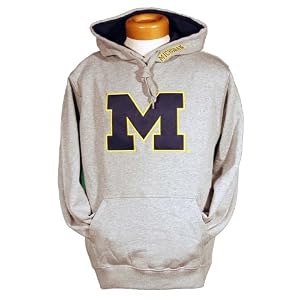 Buy Michigan Wolverines Colosseum Athletic Grey Auto Fleece Hoodie by Colosseum