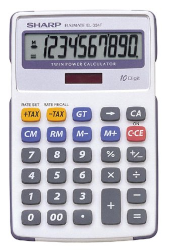 Sharp EL-334MB Semi-Desktop Basic Calculator