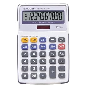 Sharp EL-334MB Semi-Desktop Basic Calculator by Sharp