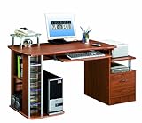 Mad Tech 30x24x60 Mahogany 100% Mdf Construction Computer Office Desk Table ....