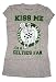 TS413 Kiss Me I'm a Celtics Fan Irish Juniors T-Shirt SALE
