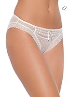 Selene Pack x 2 Braguitas Casandra / Naomi (Marfil)