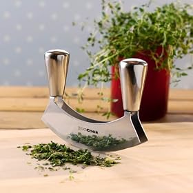 ProCook Mezzaluna Steel Handle