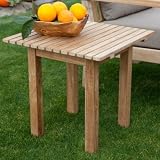 Melia Teak Side Patio End Table - VFA142-1