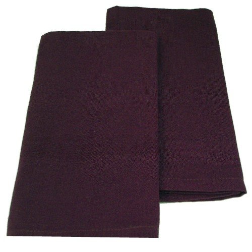 Childrens Toyshop  Kitchen & Housewares : Plum Purple Oversized Cloth Dinner Napkins Set of 12