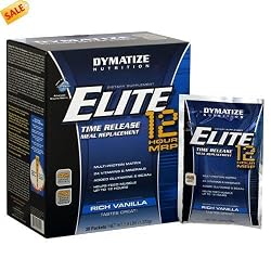 Dymatize Nutrition Elite 12-Hour MRP, Vanilla, Pack of 20
