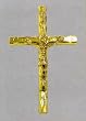 Small Crucifix - Pendant - 3in. Height - Latin Cross - IMPORTED FROM ITALY