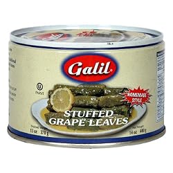 Galil Stuffed Grape Leaves, 14-Ounces (Pack of 12)