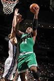Boston Celtics v New Jersey Nets: Glen Davis and Kris Humphries Photographic Poster Print by Nathaniel S. Butler, 12x18