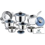 Kochtopfset 16-teilig, aus Edelstahl, Simon, hochwertig