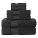 Accessories Contemporary 6-pc. Towel Set - Ebony Image