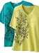 Ulla Popken Ink Stamp Grommet Tee