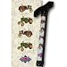 Green Tractor Folding Walking Cane