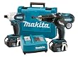 Makita LXT202 18-Volt Hammer Drill & Impact Driver Lithium-Ion Combo Kit