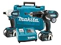 Makita LXT202 BHP451 18 Volt Hammer Drill & BTD140 18 Volt Impact Driver Lithium-Ion Combo Kit
