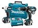 Makita LXT202 BHP451 18 Volt Hammer Drill & BTD140 18 Volt Impact Driver Lithium-Ion Combo Kit