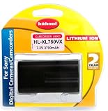 HÄHNEL INDUSTRIES LTD HAEHNEL HL-XL750 VX 7,2V 3700mAh Li-Ion Akku fuer Sony Serie L Ersatz NP-F730 fuer VX1000 VX2000