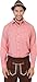 Oktoberfest German Bavarian Trachten Costume Plaid Shirt