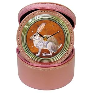 Limited Edition Violano Jewelry Case Travel Alarm Clock Hare Rabbit