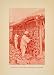 1910 Halftone Print Korea Native Building House Stone Wood Constructing Men - Original Halftone Print
