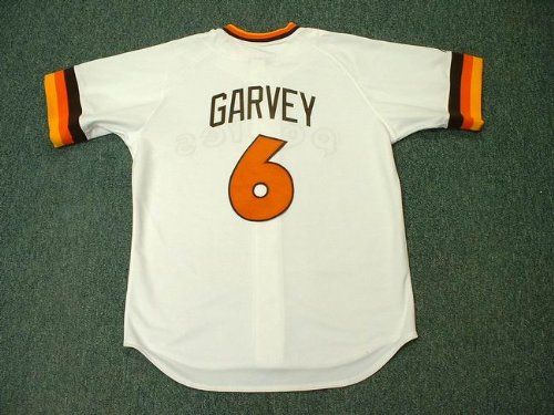 STEVE GARVEY San Diego Padres 1984 Majestic Cooperstown Throwback Home Baseball Jersey, XL