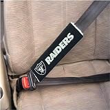 NFL Oakland Raiders Car Shoulder Belt Seat Pad - Pair
