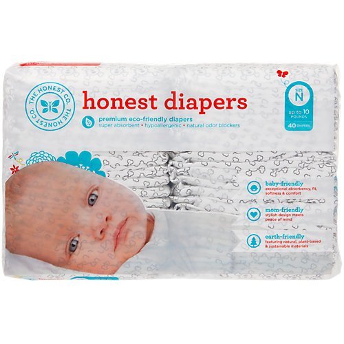 The Honest Co. Diapers - Honest Diapers - Skulls - Newborn