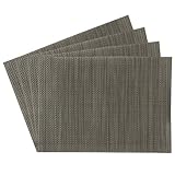Longport Crossweave Woven Vinyl Placemat, Set of 4