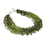 Glass Beads and Thread Green Necklace 'Knotty but Nice Necklace [Green]' -Fair Trade Gifts