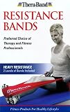 Thera-Band Latex Exercise Band Pack - Heavy - 1 Ex Heavy/1 Sp Heavy - 5.5" X 5