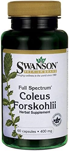Forskolin Extract 100% Pure Coleus Forskohlii Weight Loss 400mg 30% Standardized