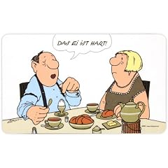 Brettchen Loriot Das Ei ist hart