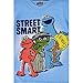 Sesame Street Toddler Boys Short Sleeve Tee (4T, Blue Street Smart)