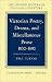 Victorian
Poetry,
Drama,
and
Miscellaneous
Prose,
1832-90
(Oxford
History
of
English
Literature)