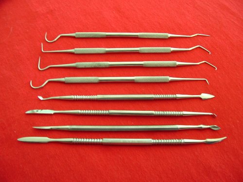 8 Dental Tools - Carvers and Picks
