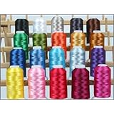 20 Cone Set Polyester Thread - Essential Colors