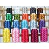 20 Cone Set Polyester Embroidery Thread - Essential Colors
