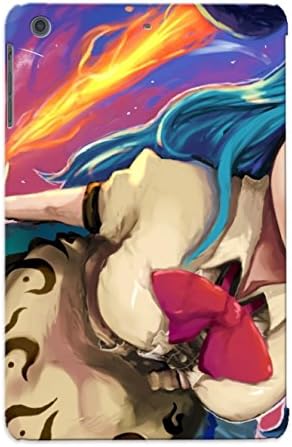 Hot New Touhou Dress Fire Lips Stones Weapons Blue Hair Bows Aprons Purple Eyes Hinanawi Tenshi Sk Case Cover For Ipad Mini/mini 2 With Perfect Design